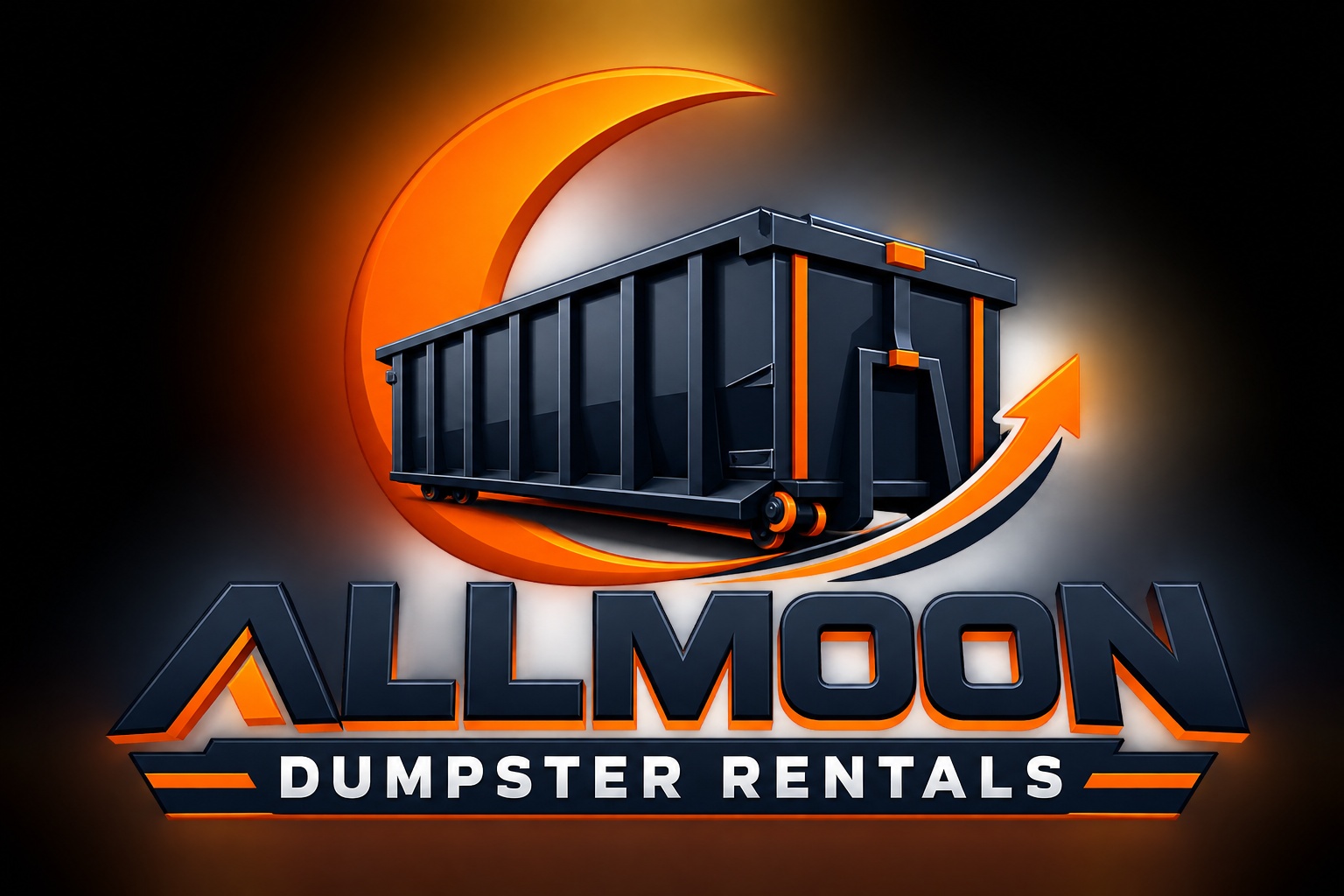 Dumpster truck in action